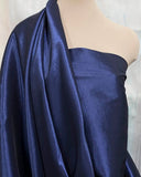 Navy Blue Stretch Tafetta Fabric by the Yard