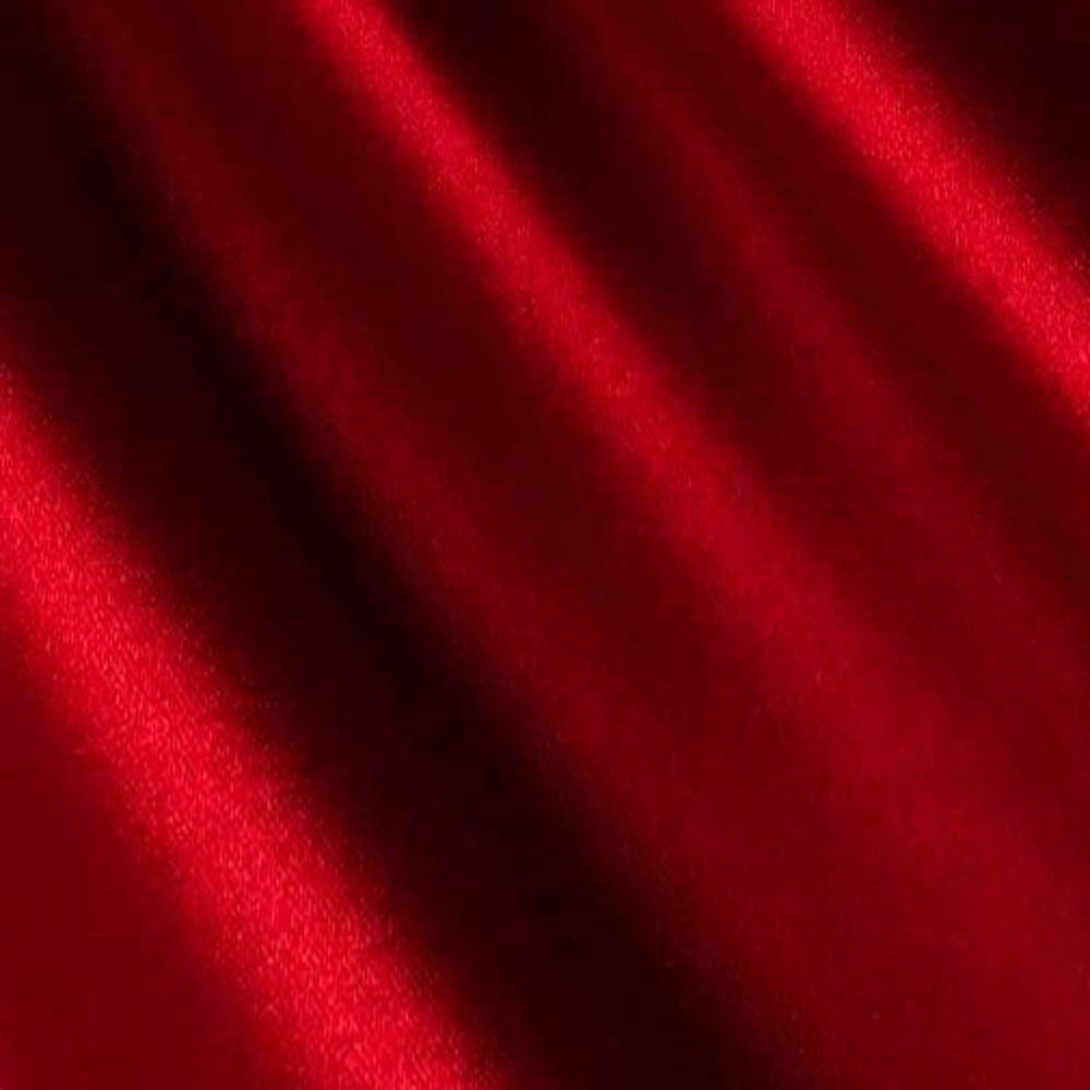 Red Satin Fabric 60 Inch Wide – 10 Yards By Roll – ALOHALACE