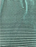 Green Stripe Jacquard Silk Korea Stretch Velvet Fabric For Dress by Yard
