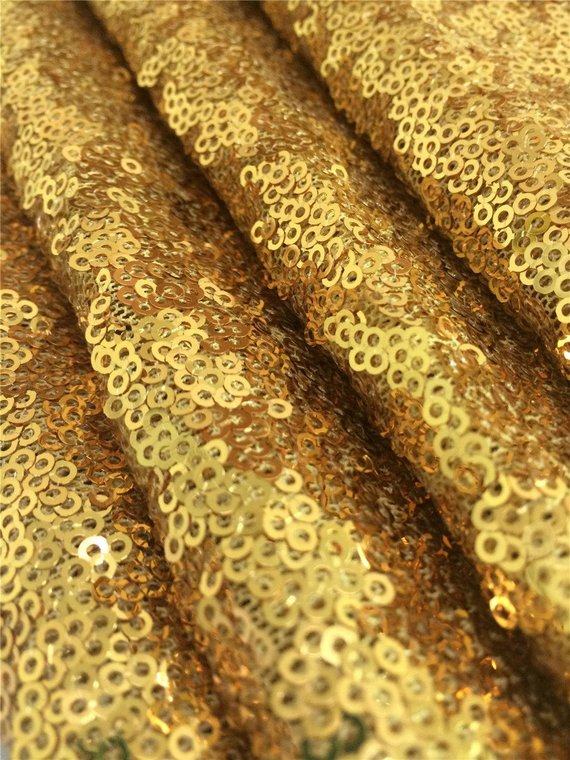 Fabulous Gold Spangle/Glitz Sequins 55 Sold by Yard – ALOHALACE