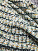 Multi Color Cotton Lurex Bouclé Sold by Yard