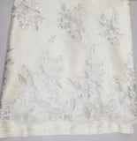 54" Elegant French Floral Design Lace in Mesh by The Yard