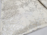 54" Elegant French Floral Design Lace in Mesh by The Yard