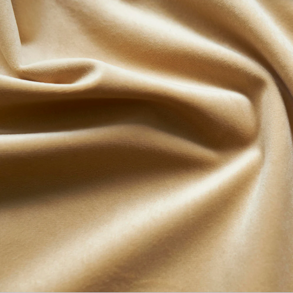 Giselle (Velvet) Color: Biscuit Use for Upholstery and Drapery for Sewing Apparel by the yard