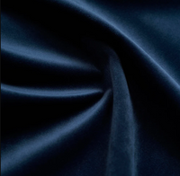 Giselle (Velvet) Color: Navy Use for Upholstery and Drapery for Sewing Apparel by the yard