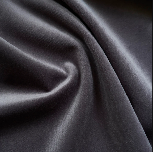 Giselle (Velvet) Color: Pewter Use for Upholstery and Drapery for Sewing Apparel by the yard
