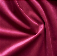 Giselle (Velvet) Color: Raspberry Use for Upholstery and Drapery for Sewing Apparel by the yard