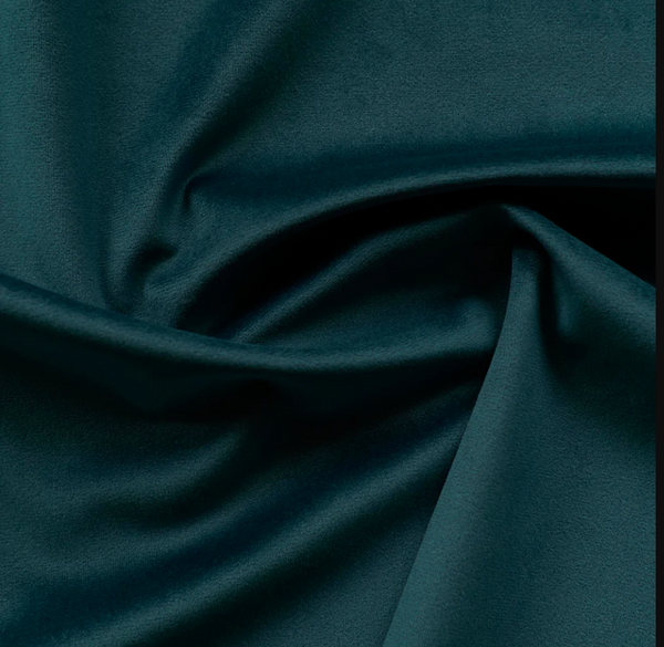 Giselle (Velvet) Color: Teal Use for Upholstery and Drapery for Sewing Apparel by the yard