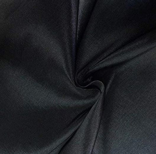 Black  Stretch Tafetta Fabric by the Yard