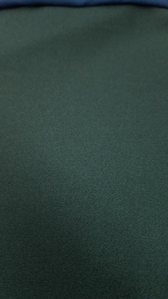 Elegant Crepe de Chine (CDC Hunter Green) (1 - Yard ) sold by the yard used for apparel, dress fabric, lining