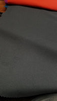 Elegant Crepe de Chine (CDC) (1 - Yard Charcoal) sold by the yard used for apparel, dress fabric, lining
