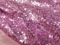Fabulous Pink Spangle/Glitz Sequins 55" Sold by Yard