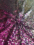 New Ombre 4 way Stretch Mesh Sequins  Fabric sold by yard