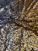 New Ombre 4 way Stretch Mesh Sequins  Fabric sold by yard