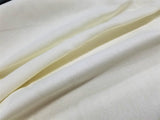 Zuma Fabrics  White Soft Linen Fabric Sold by the Yard ( Ivory - 1 Yard) 55" Inches Used For Sewing, Masks, Fashion, DIY, And Craft