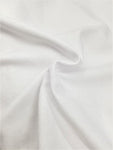 Zuma Fabrics  White Soft Linen Fabric Sold by the Yard ( White- 1 Yard) 55" Inches Used For Sewing, Masks, Fashion, DIY, And Craft