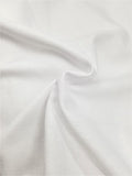 Zuma Fabrics  White Soft Linen Fabric Sold by the Yard ( White- 1 Yard) 55" Inches Used For Sewing, Masks, Fashion, DIY, And Craft