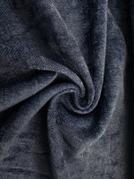 Elegant Luxury Blue  Velvet Paris Collection  Fabric By The Yard
