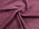 Elegant Luxury Purple Velvet Paris Collection  Fabric By The Yard
