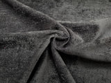 Elegant Luxury Charcoal  Velvet Paris Collection  Fabric By The Yard