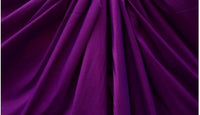 Purple Stretch Tafetta Fabric by the Yard