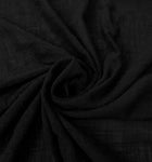 Zuma Fabrics 100% BLACK COTTON GAUZE Sold By The Yard Used For Making Face Masks (White - 1 Yard)