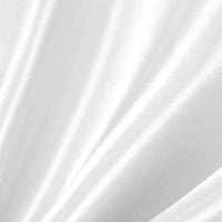 White Satin Fabric 60" Inch Wide – 10 Yards By Roll