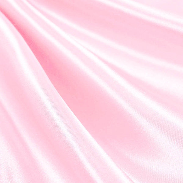 Pink Satin Fabric 60" Inch Wide – 10 Yards By Roll