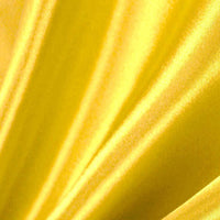 Yellow Satin Fabric 60" Inch Wide – 10 Yards By Roll
