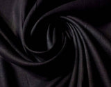 Zuma Fabrics 100% Black Soft Linen Fabric Sold by the Yard (Black Color - 1 Yard) 55" Inches Used For Sewing, Masks, Fashion, DIY, And Craft
