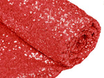 Fabulous Red Spangle/Glitz Sequins 55" Sold by Yard