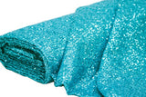Fabulous Turquoise Spangle/Glitz Sequins 55" Sold by Yard