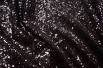 Fabulous Black Spangle/Glitz Sequins 55" Sold by Yard