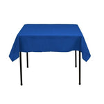 Square Tablecloth - 60 x 60 Inch - Royal Blue Square Table Cloth for Square or Round Tables in Washable Polyester